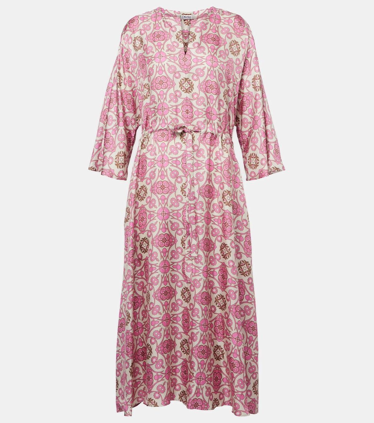 'S Max Mara Fulvia printed silk maxi dress