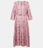 'S Max Mara Fulvia printed silk maxi dress