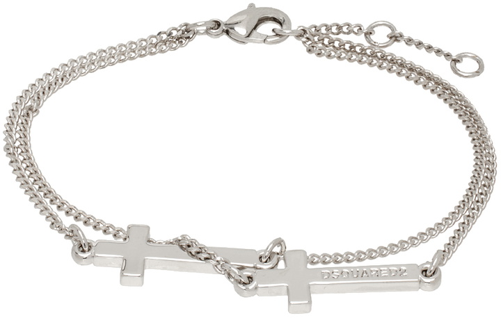 Photo: Dsquared2 Silver Jesus Bracelet