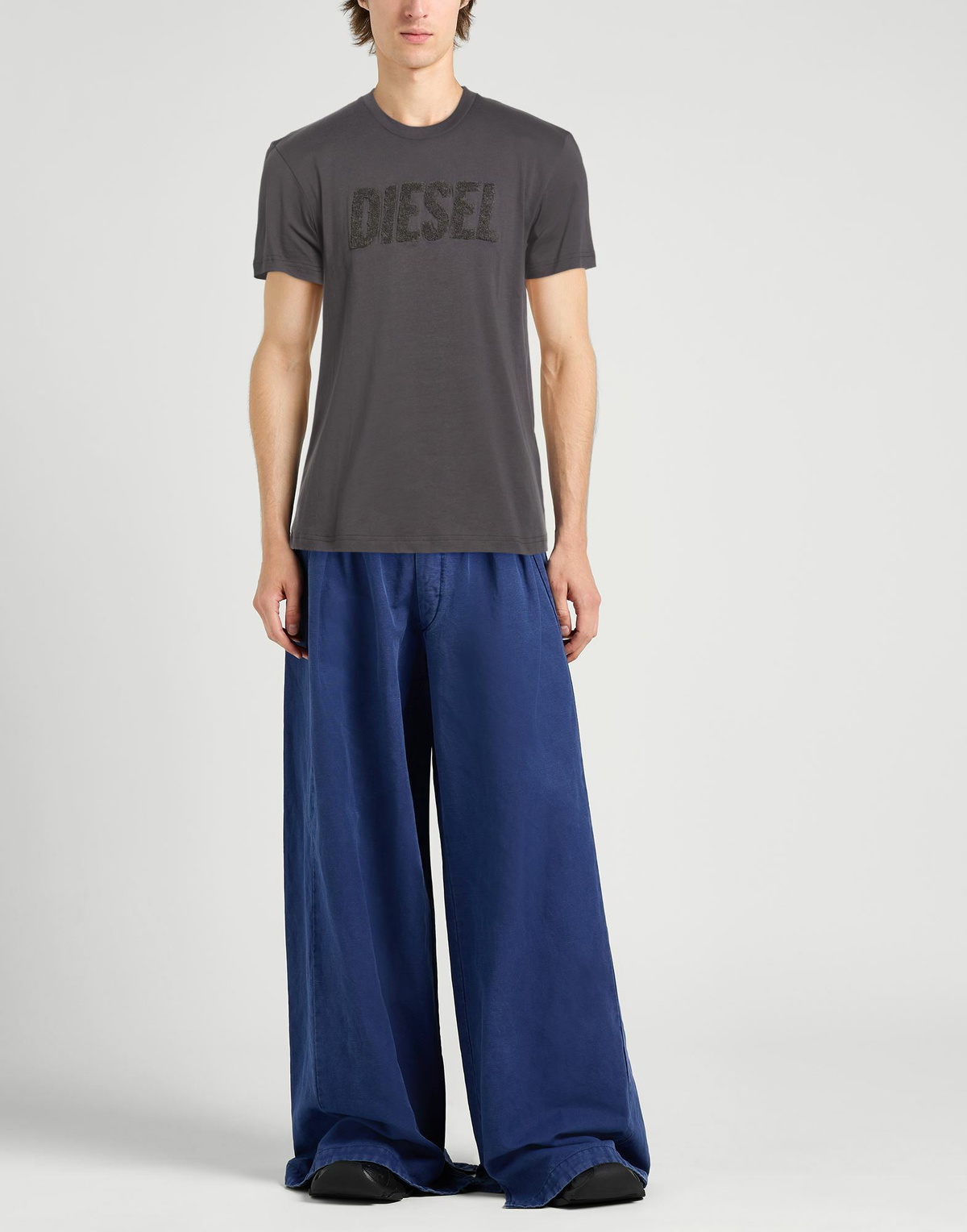 Diesel Mens T-shirt Charcoal