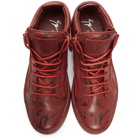 Giuseppe Zanotti Red May London High-Top Sneakers