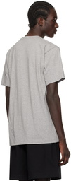 Acne Studios Gray Embroidered T-Shirt