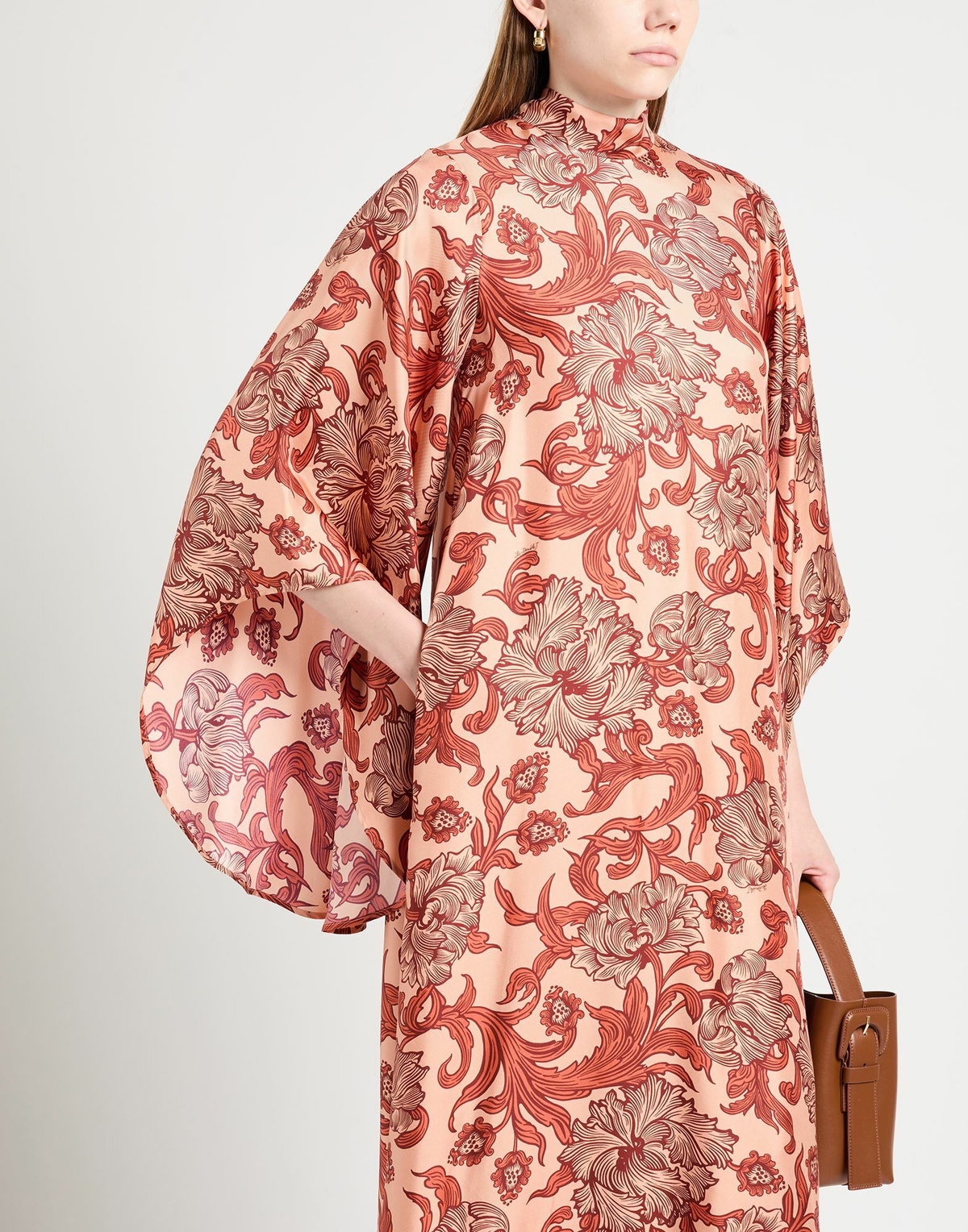 La Doublej Womens Midi dress Apricot