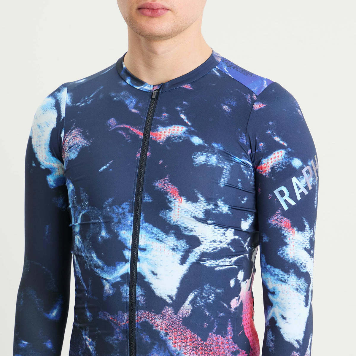 Rapha Men's Pro Team Lightweight Longsleeve Jersey in Cosmic Print