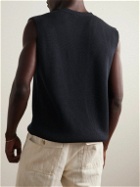 Barena - Turlon Ribbed Wool Sweater Vest - Blue