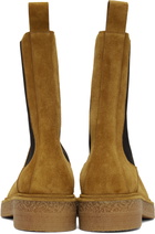Bottega Veneta Tan Haddock Chelsea Boots