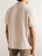 Stòffa - Cotton-Piquè Polo Shirt - Neutrals