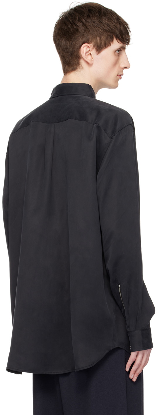FORMA Black Zip Shirt