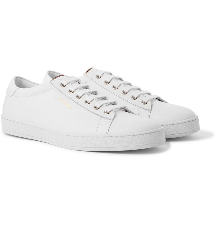 Photo: PAUL SMITH - Hassler Leather Sneakers - White