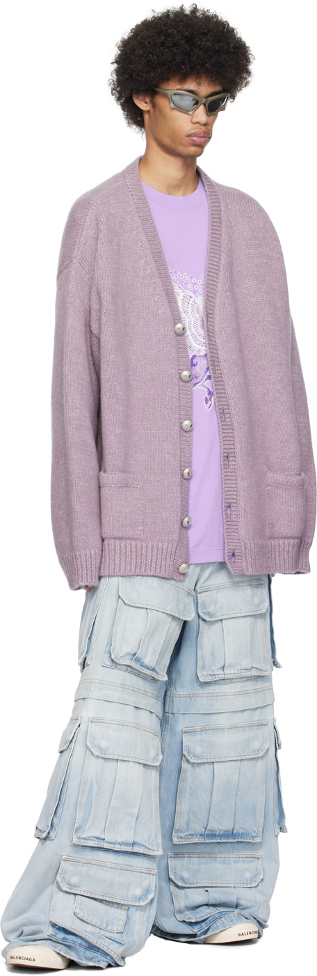 VETEMENTS Purple Flying Unicorn T-Shirt Vetements