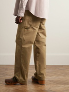 Isabel Marant - Pablo Straight-Leg Cotton-Canvas Trousers - Brown