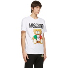 Moschino White Toy Italian Teddy Bear T-Shirt