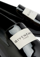 Givenchy Tux Logo Patent Leather Loafers Black