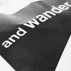 And Wander Cordura Big Logo Tote Bag