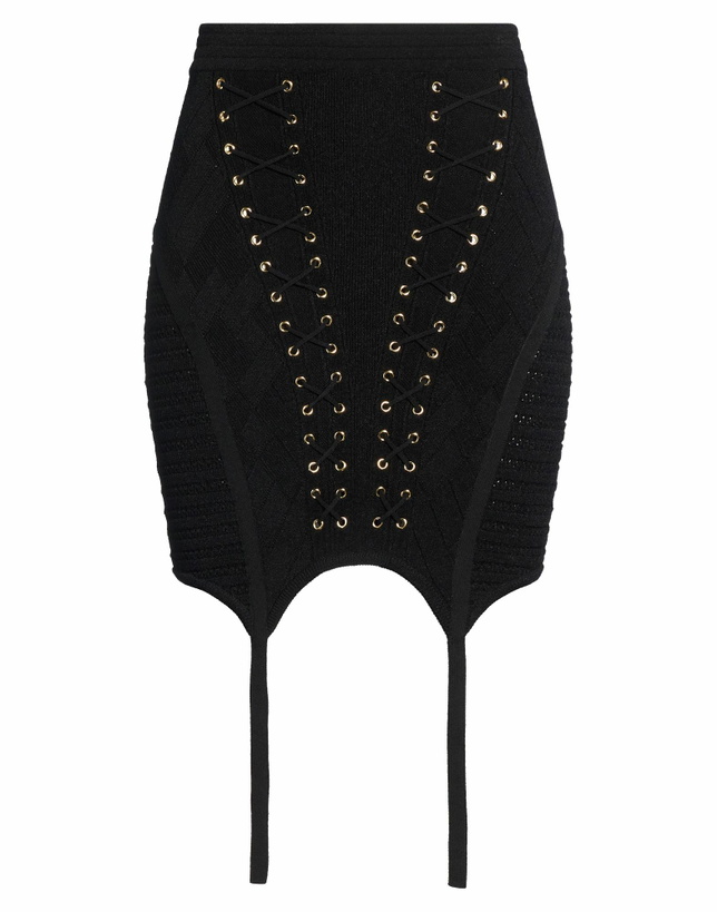 Photo: Balmain Womens Midi skirt in Black