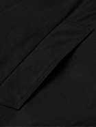 The Row - Eugene Belted Cotton-Poplin Coat - Black