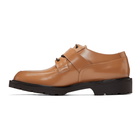 Dries Van Noten Brown Buckle Strap Derbys