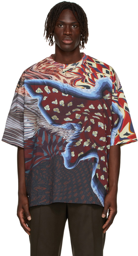 Photo: Dries Van Noten Multicolor Medium Weight Graphic T-Shirt