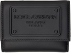 Dolce & Gabbana Black French Flap Wallet