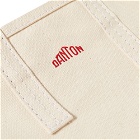 Danton Men's Canvas Tote Bag in Ecru/Red