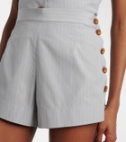 Vivienne Westwood Elle pinstripe cotton shorts