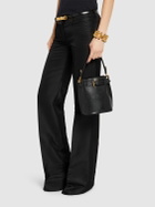 TOM FORD Mini Audrey Grain Leather Bucket Bag