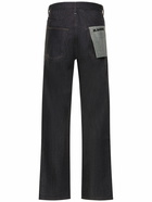 JIL SANDER - Raw Cotton Denim Straight Jeans