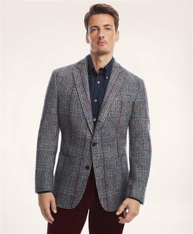 Photo: Brooks Brothers Men's Regent Regular-Fit Wool Sport Coat | Grey