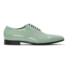 Haider Ackermann Green Classic Lace-Up Derby