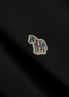 PS Paul Smith Appliquéd Piqué Cotton Polo Shirt Black