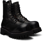 A DICIANNOVEVENTITRE Black Horse Octa Combat Boots