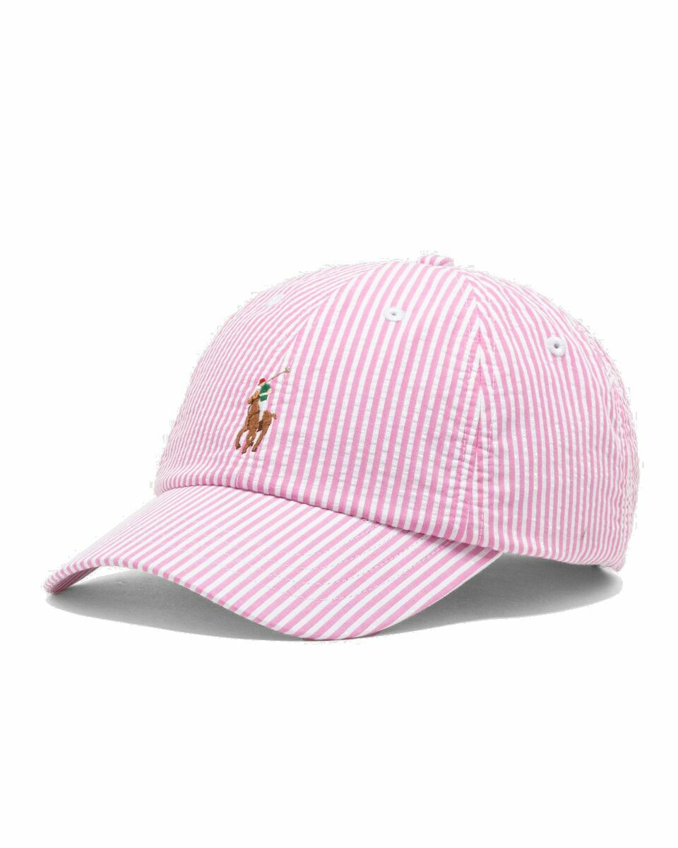 Photo: Polo Ralph Lauren C Lassics Sport Cap Pink/White - Mens - Caps