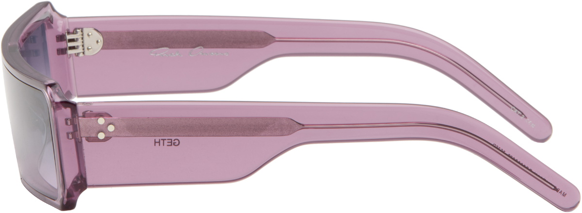 Rick Owens Purple Geth Sunglasses