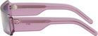 Rick Owens Purple Geth Sunglasses