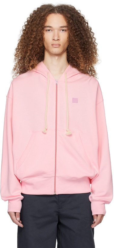 Photo: Acne Studios Pink Patch Hoodie