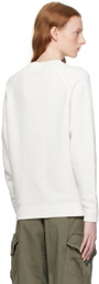 C.P. Company White Crewneck Sweater