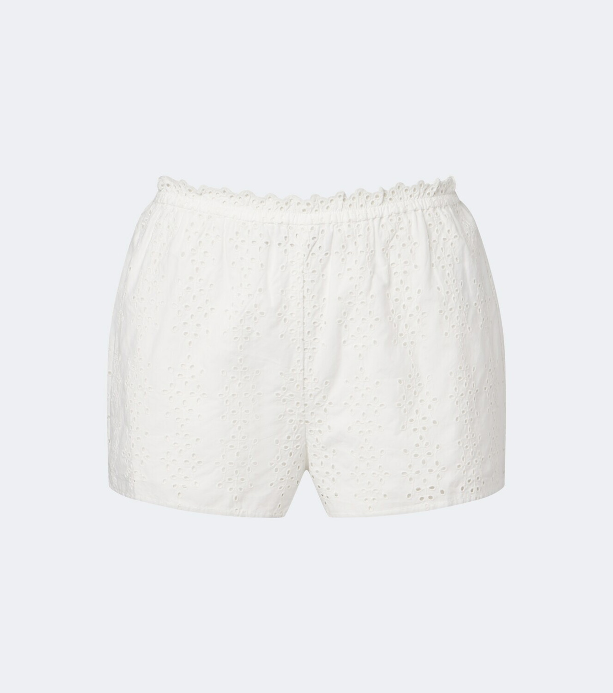 Posse Harriet embroidered cotton poplin shorts