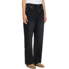 Studio Nicholson Black Denjo Straight Leg Jeans