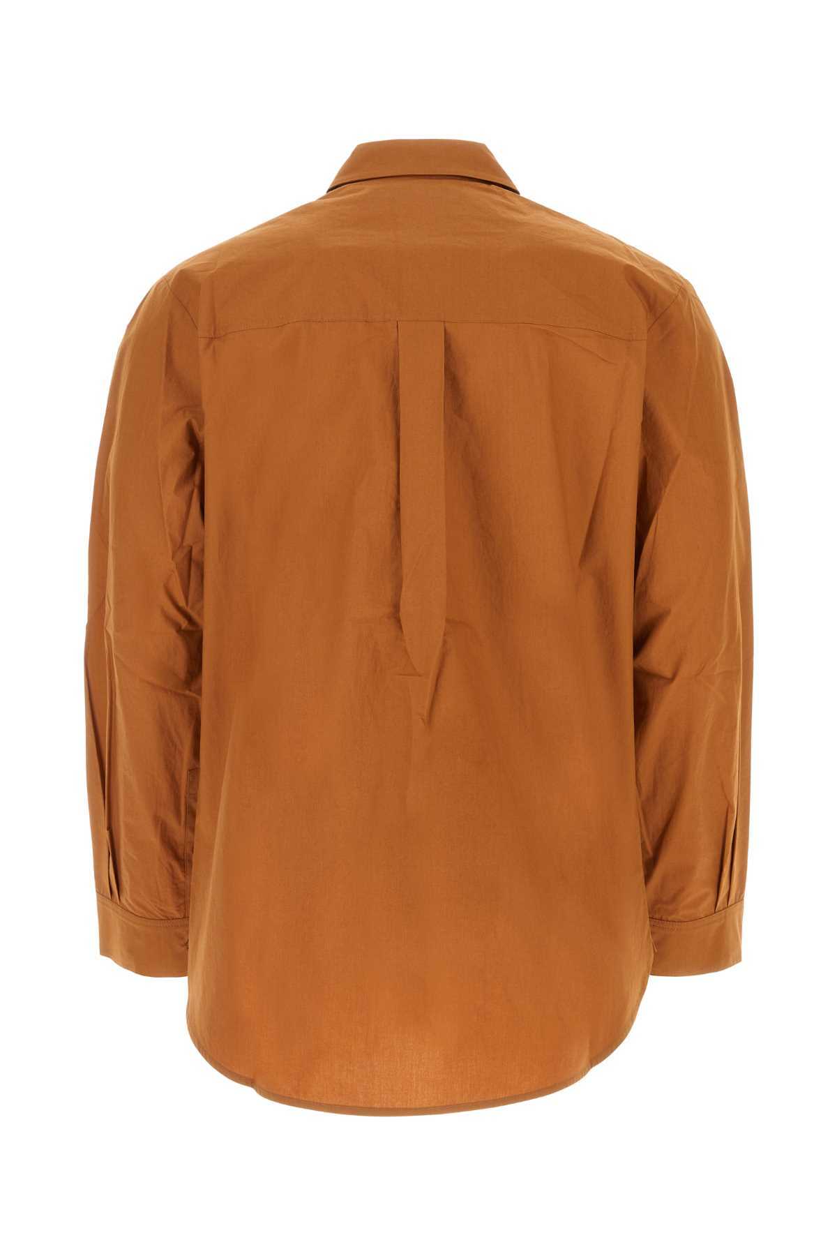Nanushka Caramel Cotton Shirt
