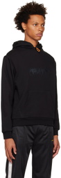 PALMER Black Embroidered Hoodie