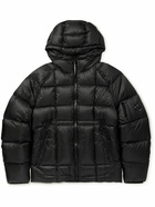 C.P. Company - Padded Quilted Ripstop Hooded Down Jacket - Black