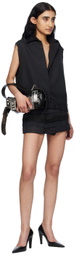 HODAKOVA Black Upside Down Trouser Vest