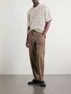 Kardo - Roy Straight-Leg Cotton Trousers - Green
