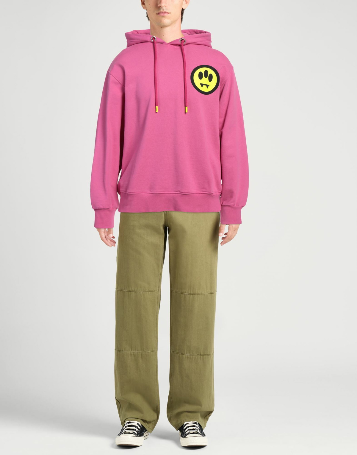 Barrow Mens Sweatshirt Fuchsia