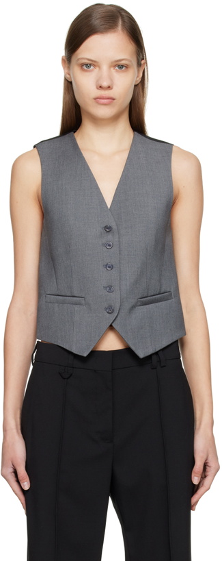 Photo: The Frankie Shop Gray Gelso Vest
