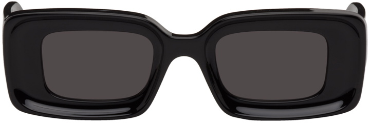 Photo: Loewe Black Rectangular Sunglasses