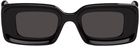 Loewe Black Rectangular Sunglasses