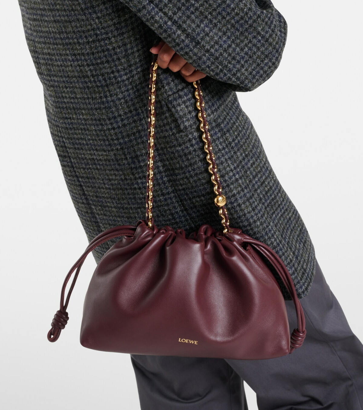 Loewe Flamenco leather shoulder bag