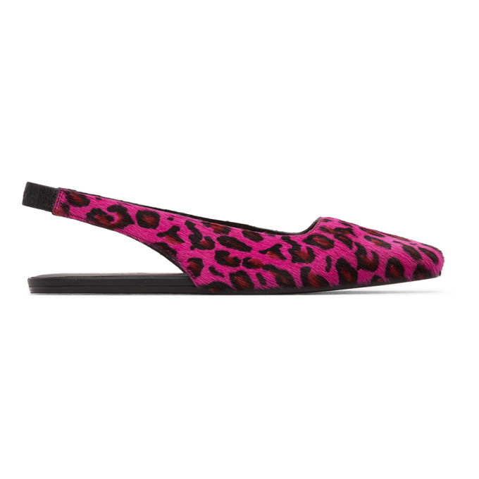Photo: MM6 Maison Margiela Pink Leopard Sandals