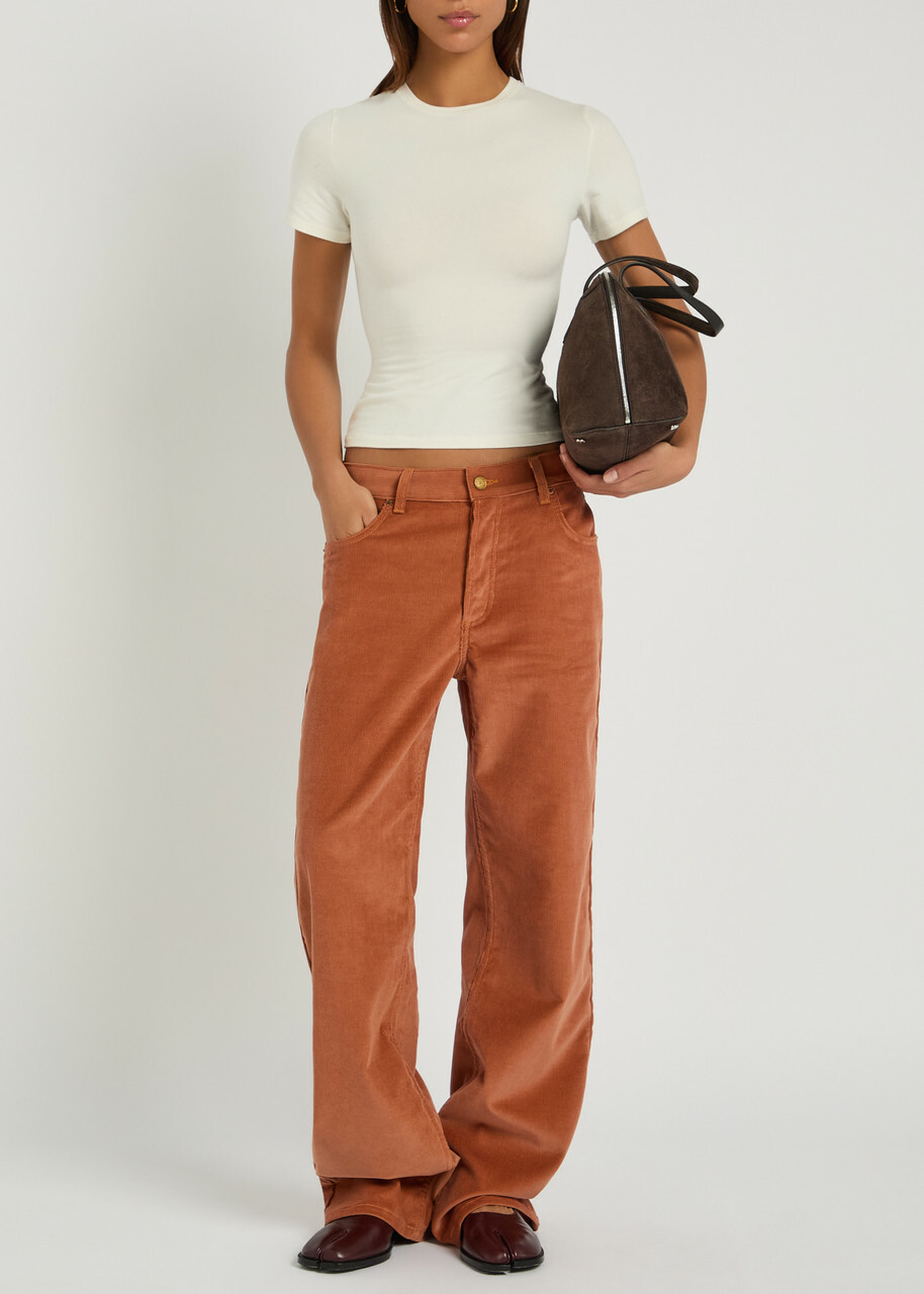 B Sides Bec Straight-leg Corduroy Jeans Brown